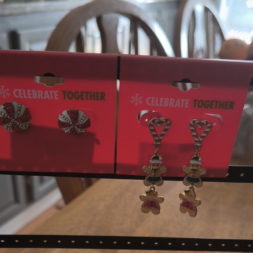 Celebrate Together Silver and Gold Earrings Set